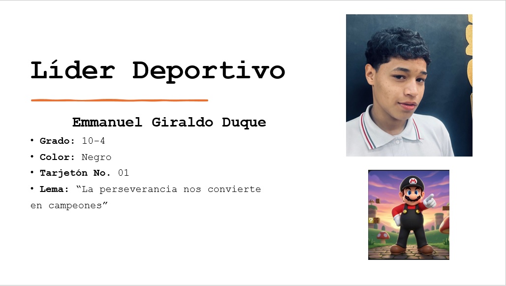 Candidato Lider Deportivo Tarjeton 1